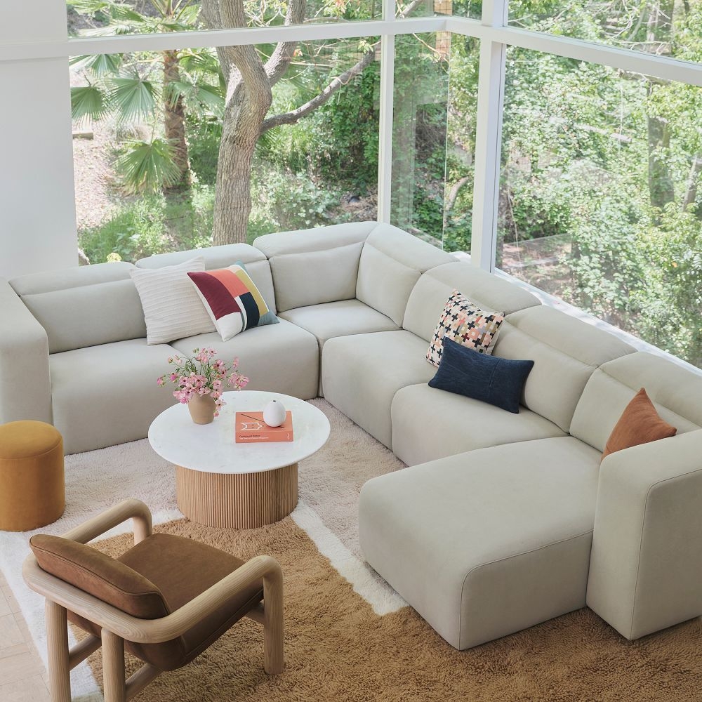 Buy online Benson Leather Chair now West Elm UAE UAE