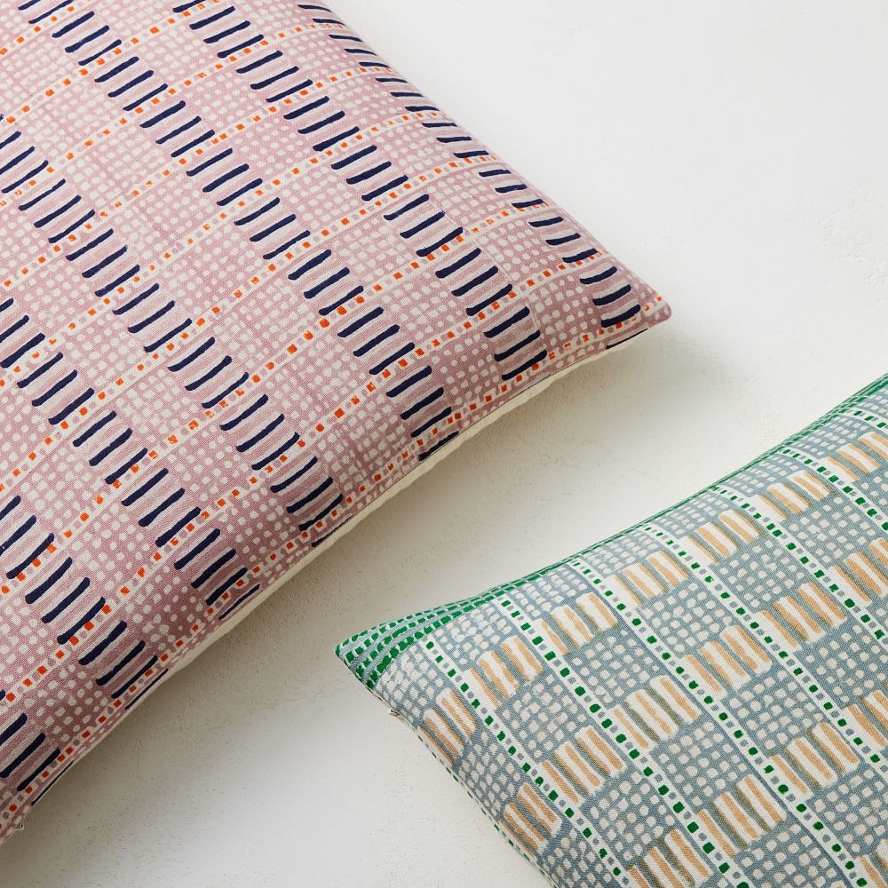 Grid hotsell throw pillow