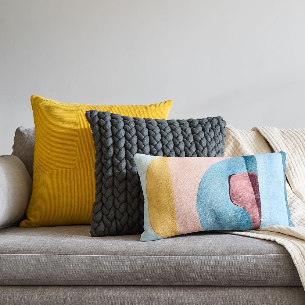 West elm hot sale couch pillows