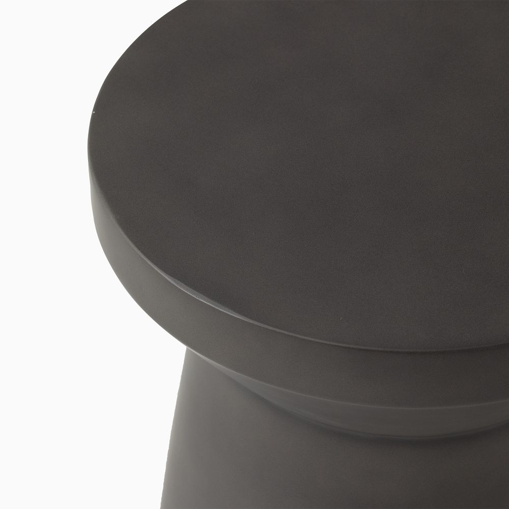 White outdoor sales side table