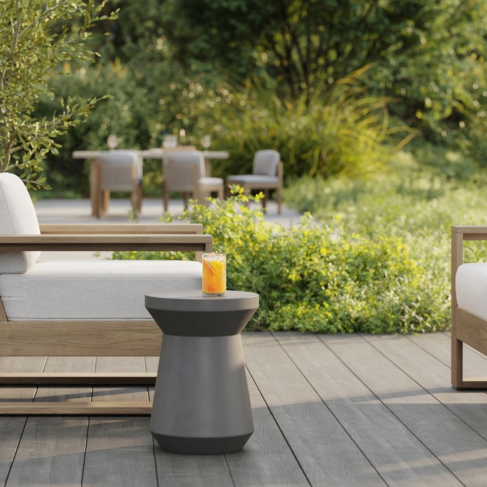 Buy online Brewster Outdoor Side Table 33cm now West Elm UAE UAE