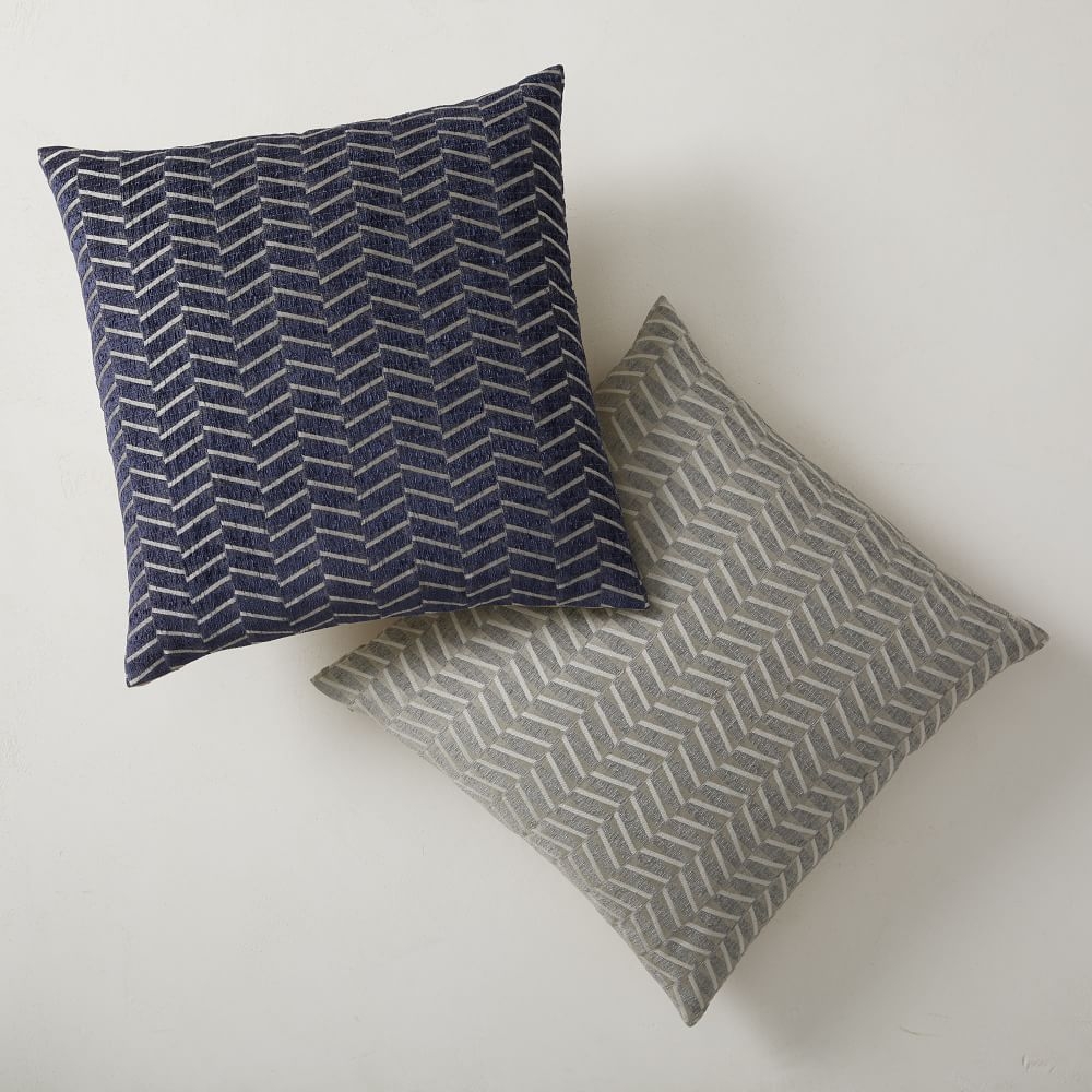 Broken Chevron Velvet Pillow Cover