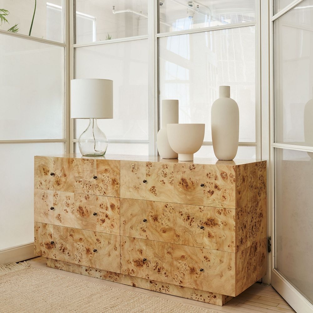Burl dresser hot sale