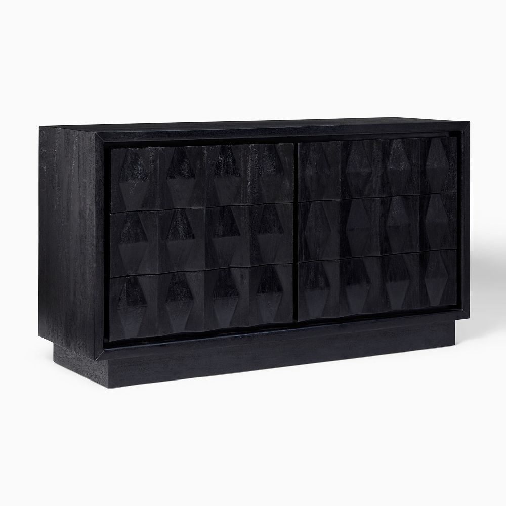 Black store marble dresser