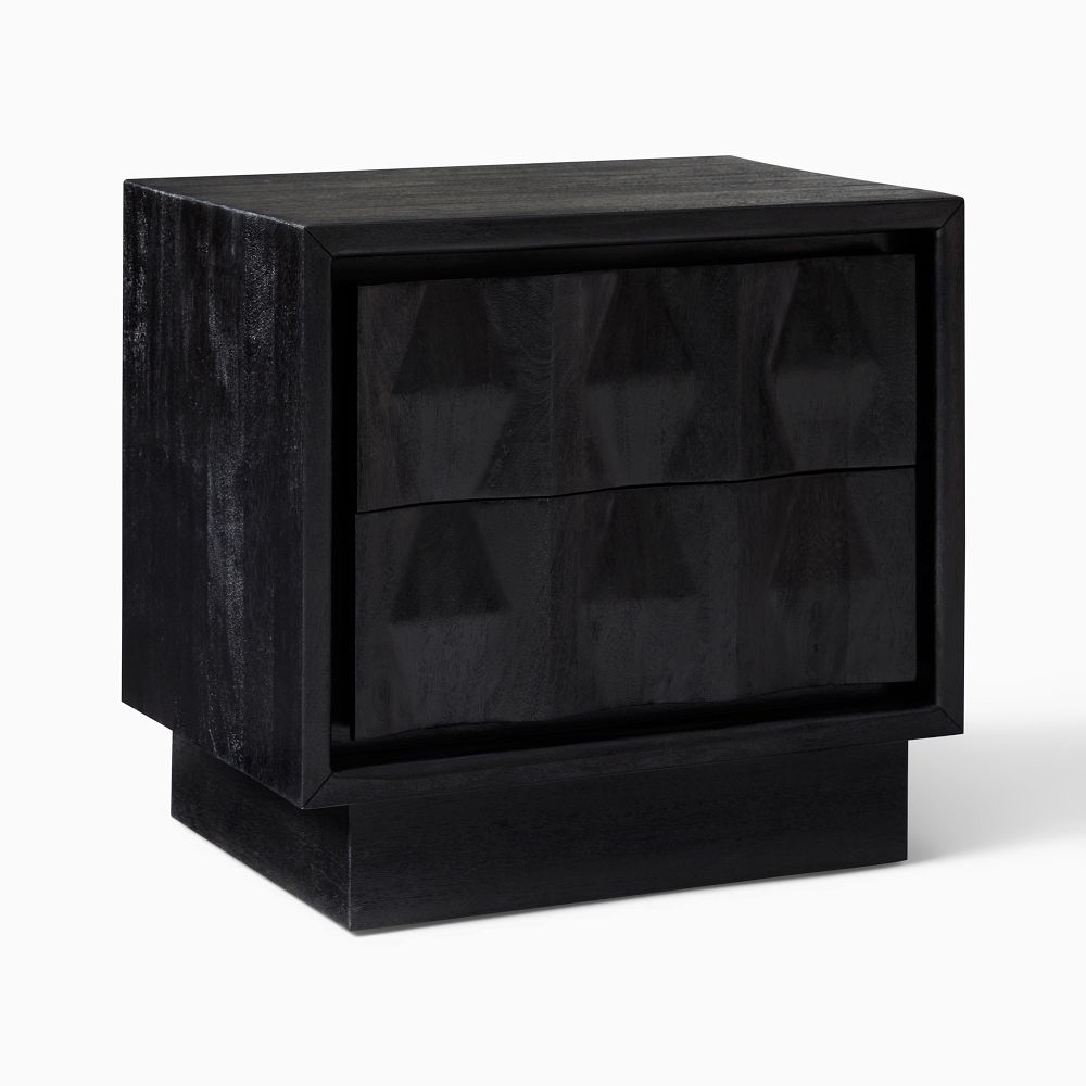 Carved Pattern Nightstand 26