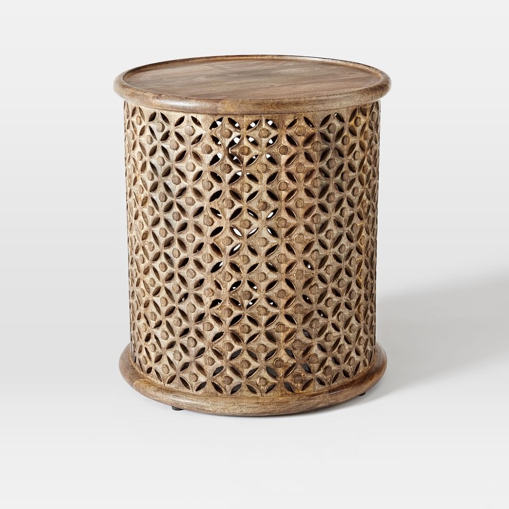Hand carved sales side table