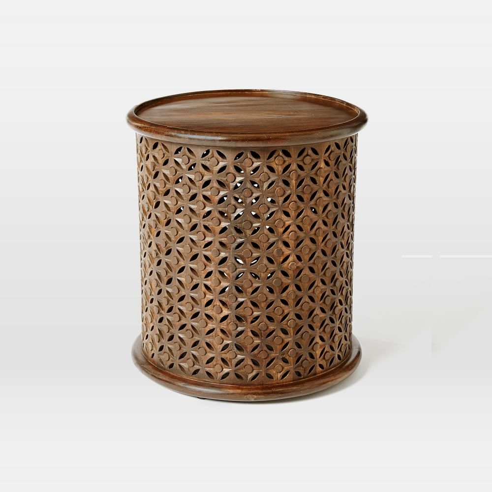 Wood carved cheap side table