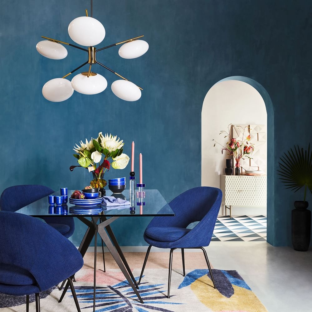 West elm store champignon chandelier