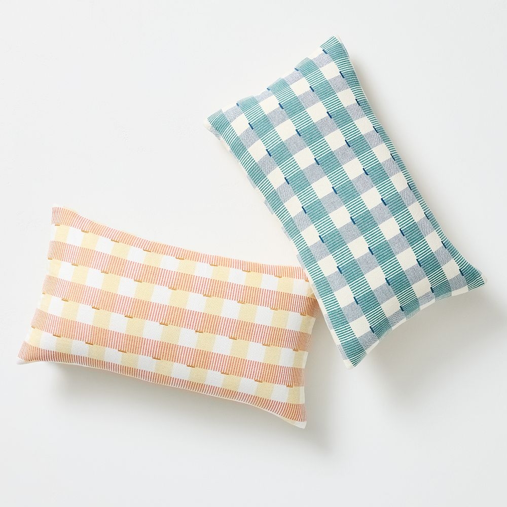 Buy online Check Stripe Pillow Cover now West Elm UAE UAE
