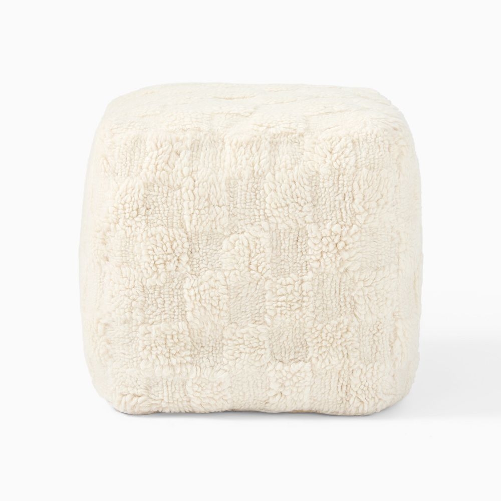 White pouf sales