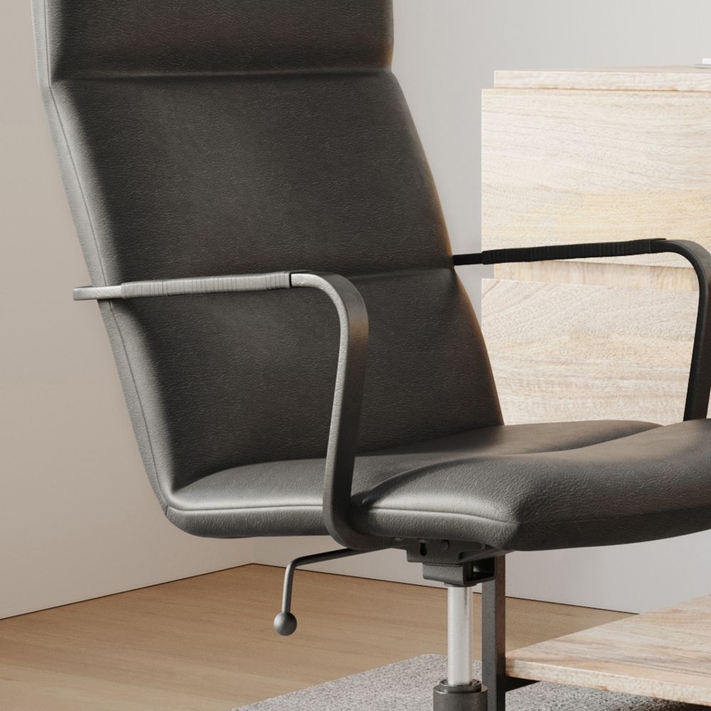 Mid century high back chair cheap