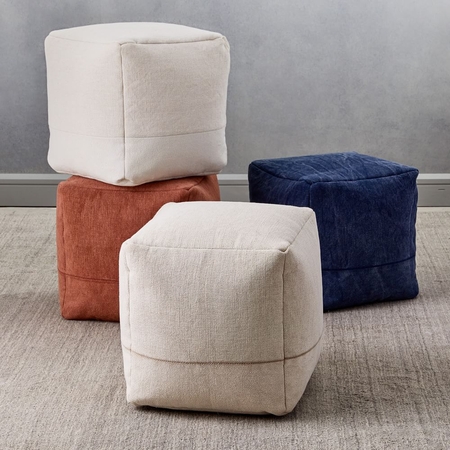 Small pouf hot sale