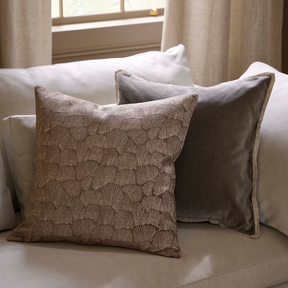 Cotton outlet velvet pillows