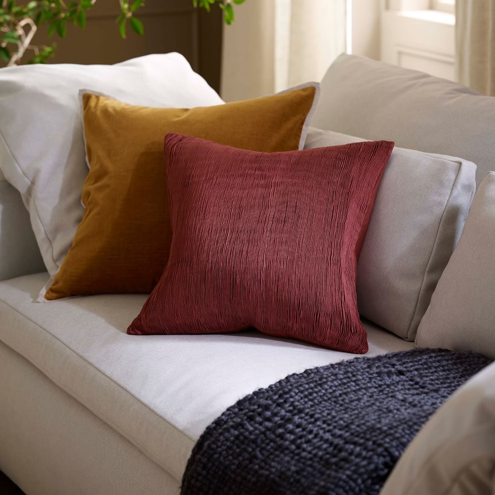Cotton outlet velvet pillows