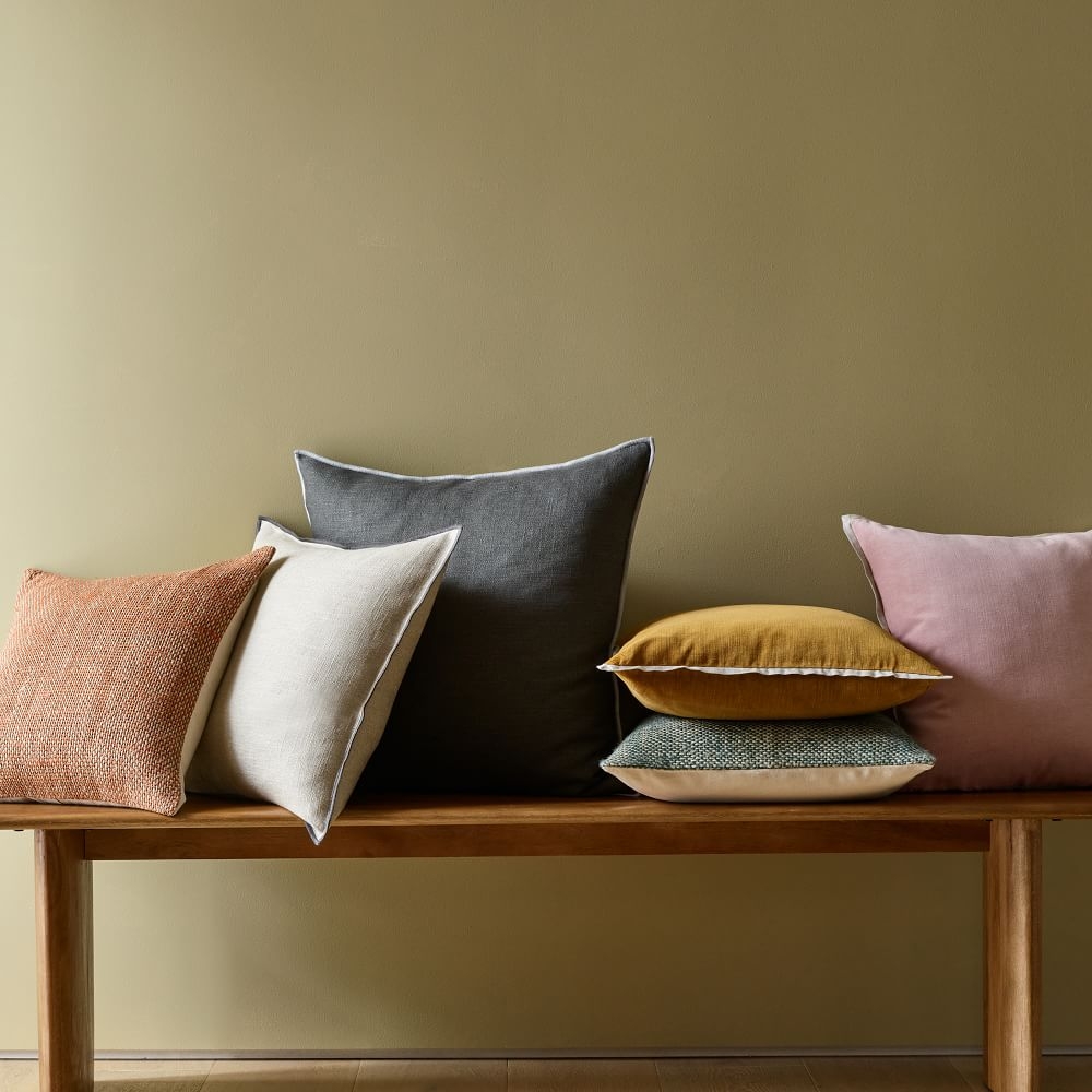 Cotton velvet pillows on sale