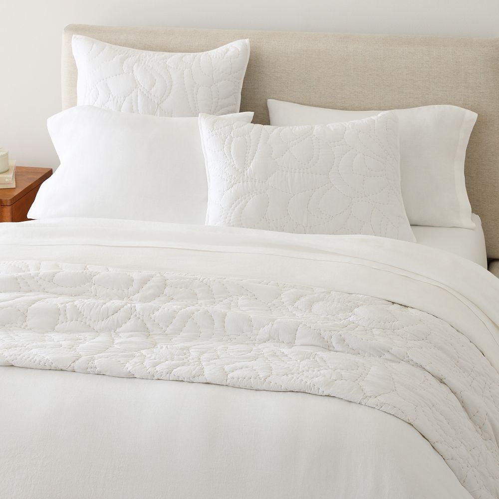 Buy online Airy Cotton Voile Bloom Quilt & Shams now | West Elm