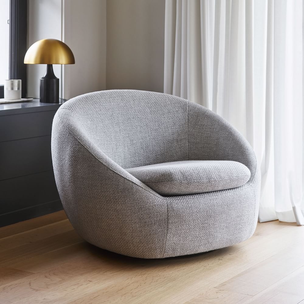 Buy online Cozy Swivel Chair now West Elm UAE UAE