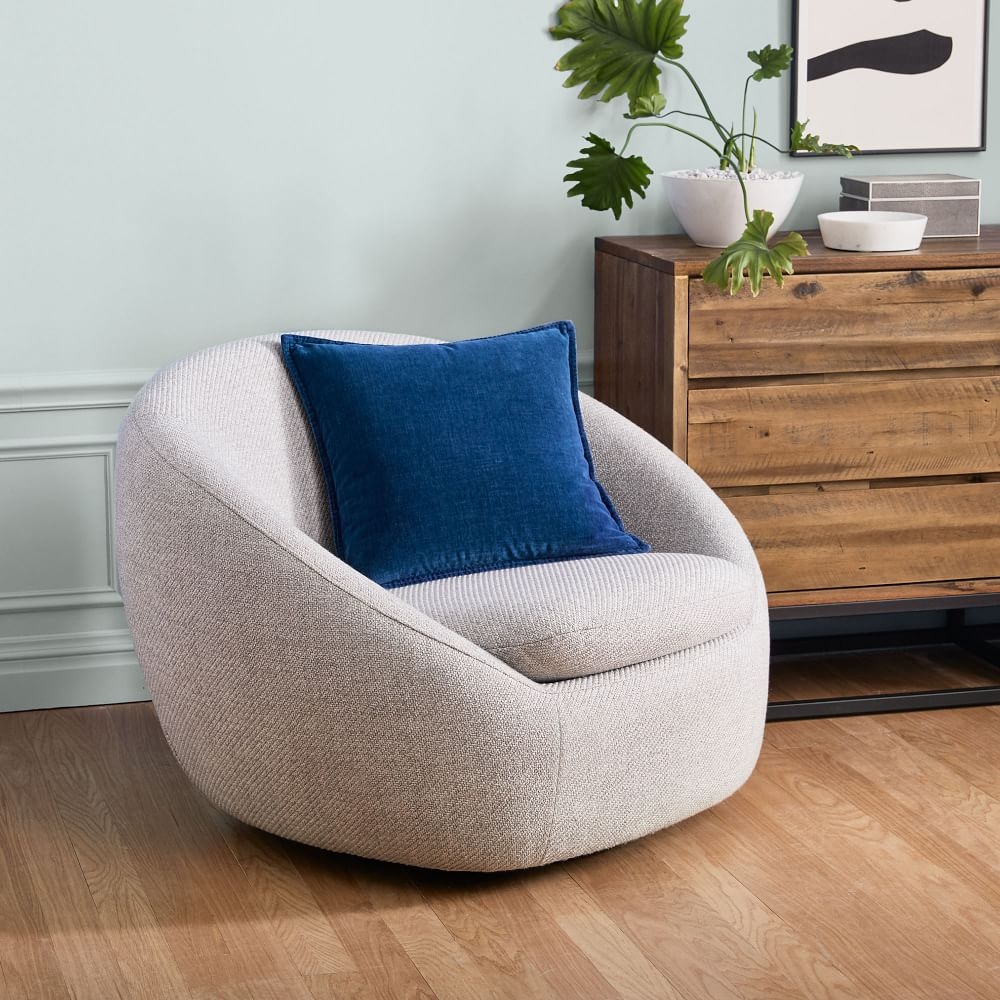 West elm cosy swivel chair cheap