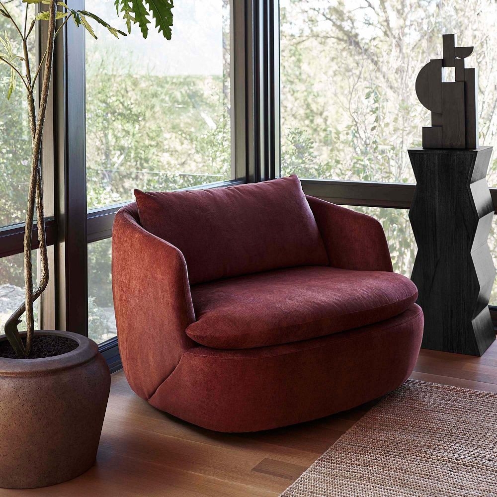 Crescent swivel chair best sale
