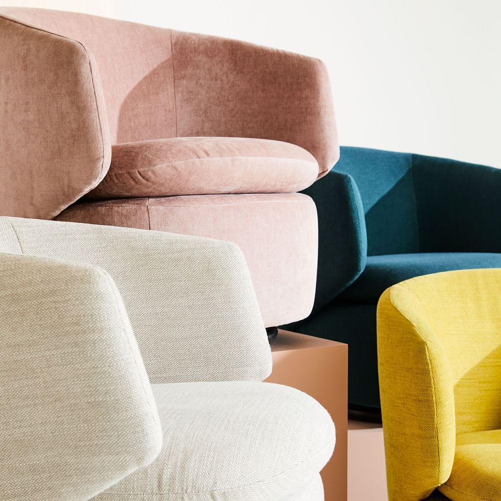Crescent Swivel Chair