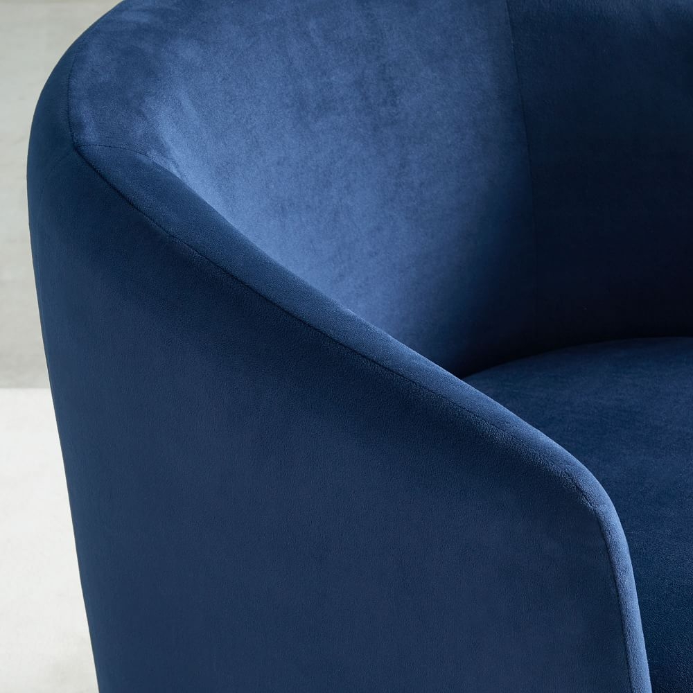 Navy online swivel chair