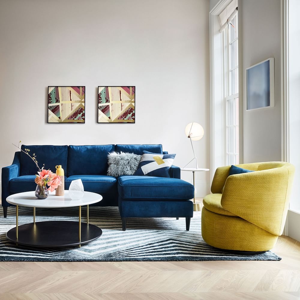 West elm cheap corner chair