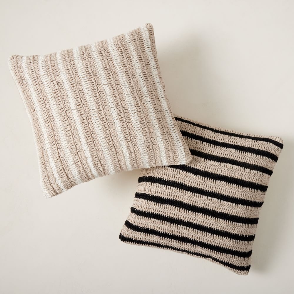 Linen 2025 stripe pillow