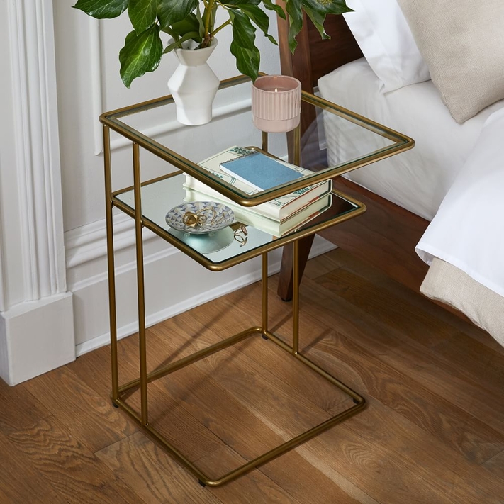 Nightstand glass outlet