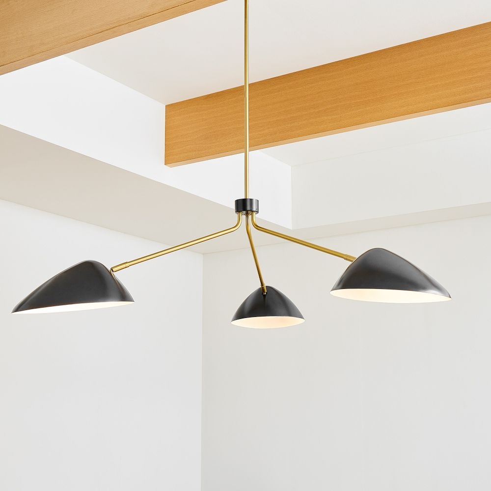 Buy online Curvilinear Mid Century Chandelier now West Elm UAE UAE