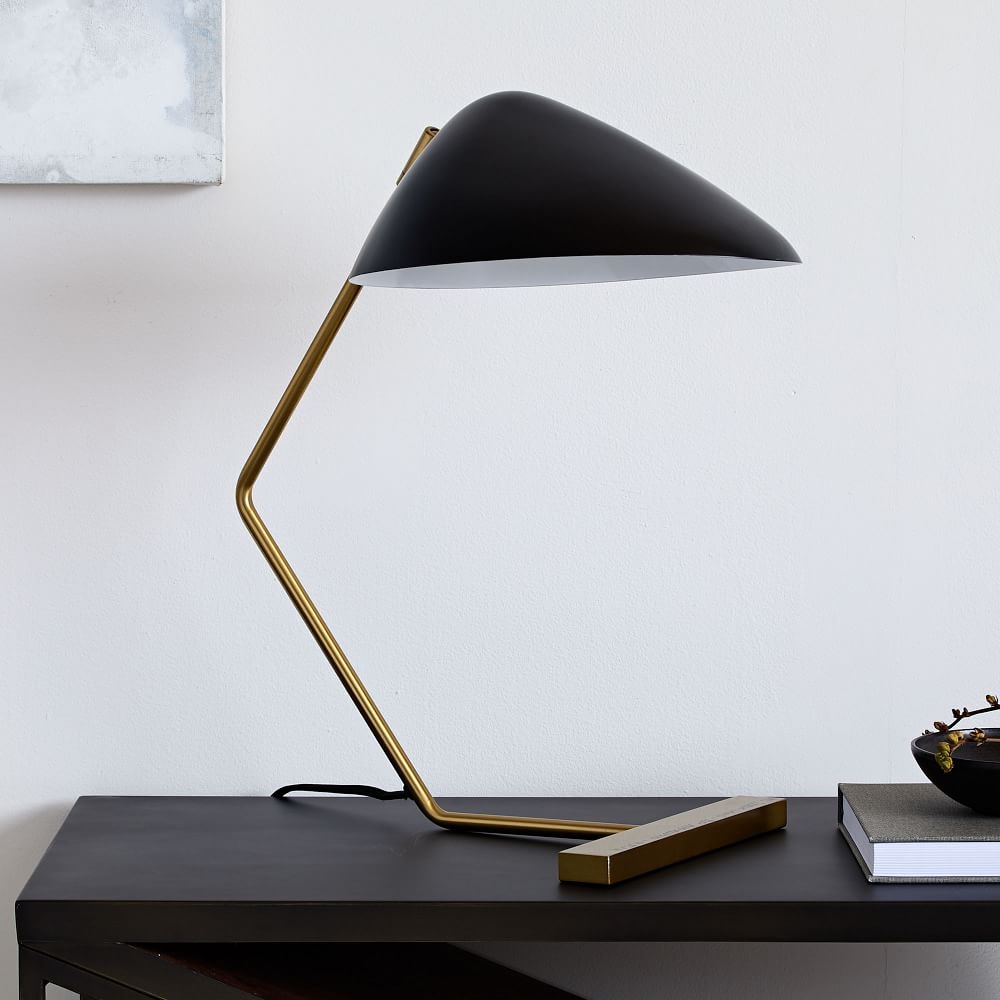 Mid century shop reading lamp