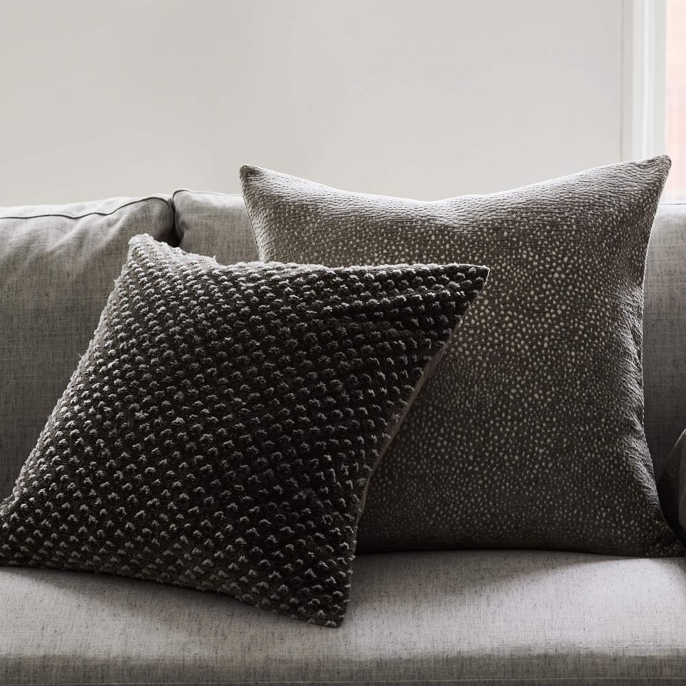 Chenille throw shop pillow covers