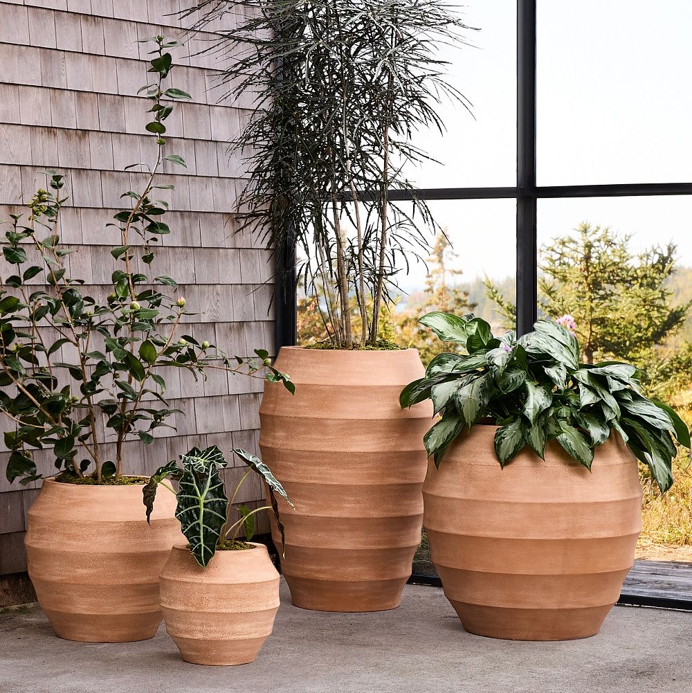 Eli Ficonstone Indoor Outdoor Planters
