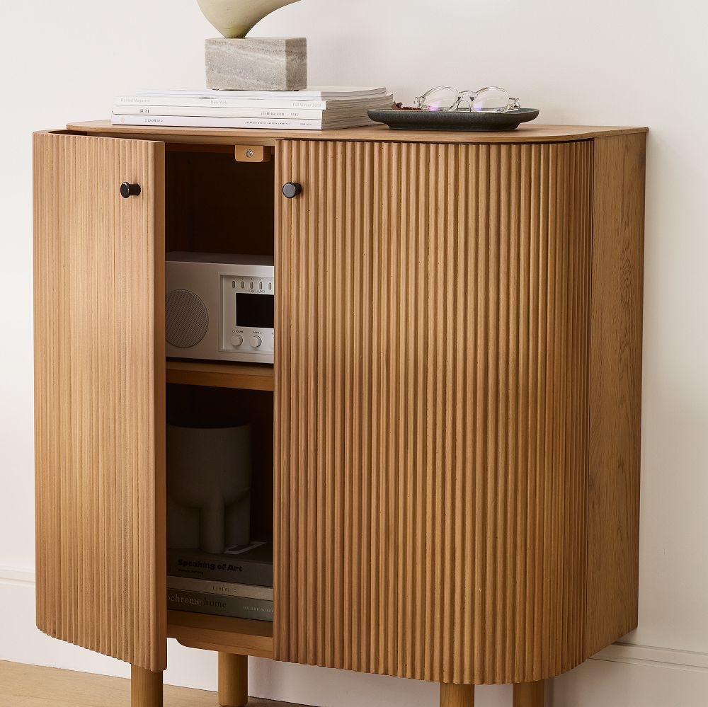 Mid century deals entry cabinet