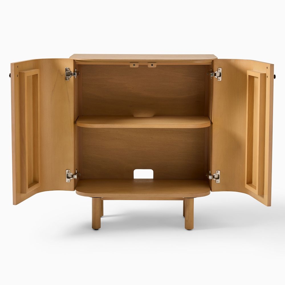 Mid century sales entry cabinet