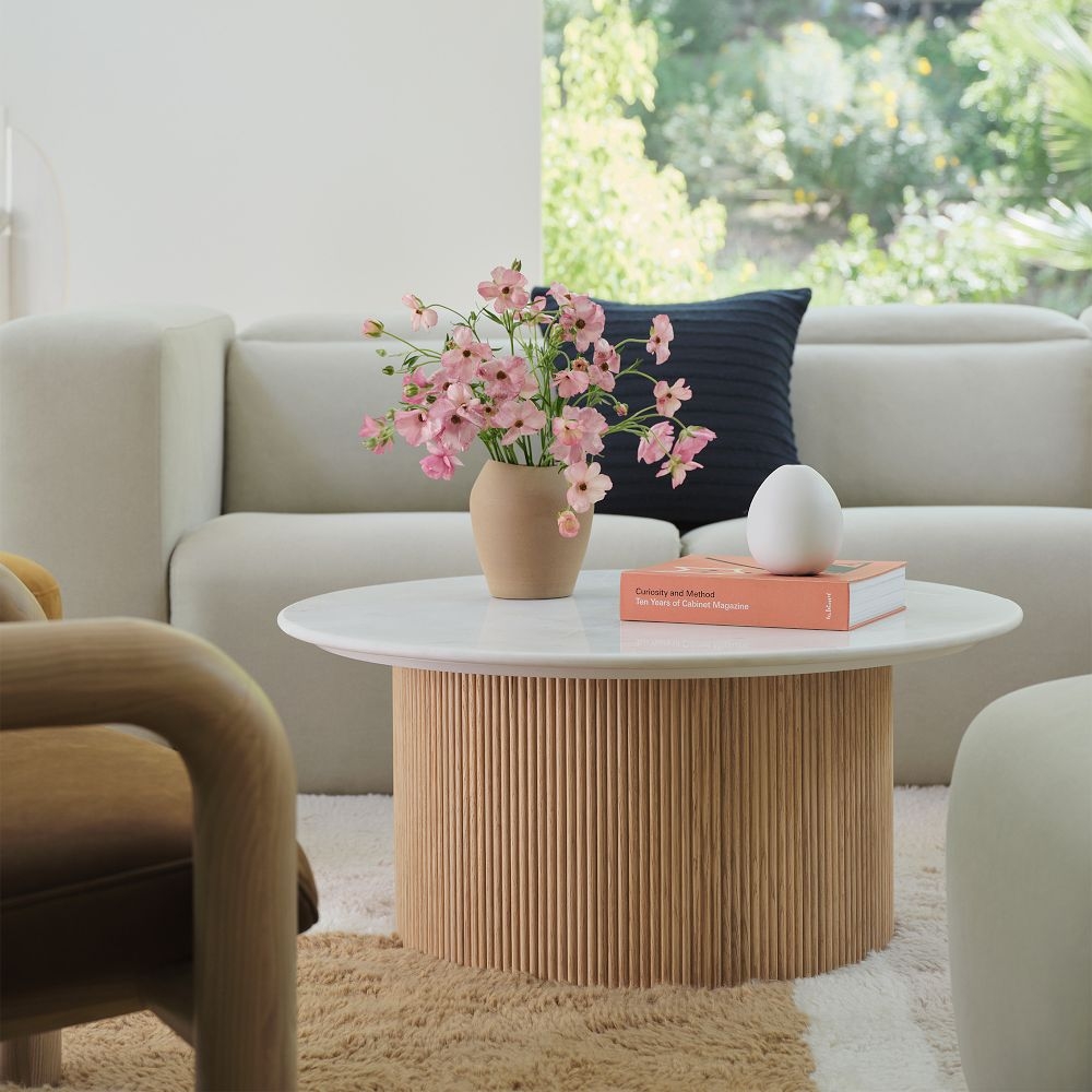 Ellington Marble Round Coffee Table 36