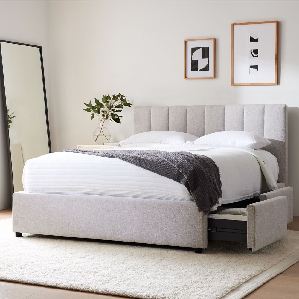 Buy online Emmett Side Storage Bed now West Elm UAE UAE
