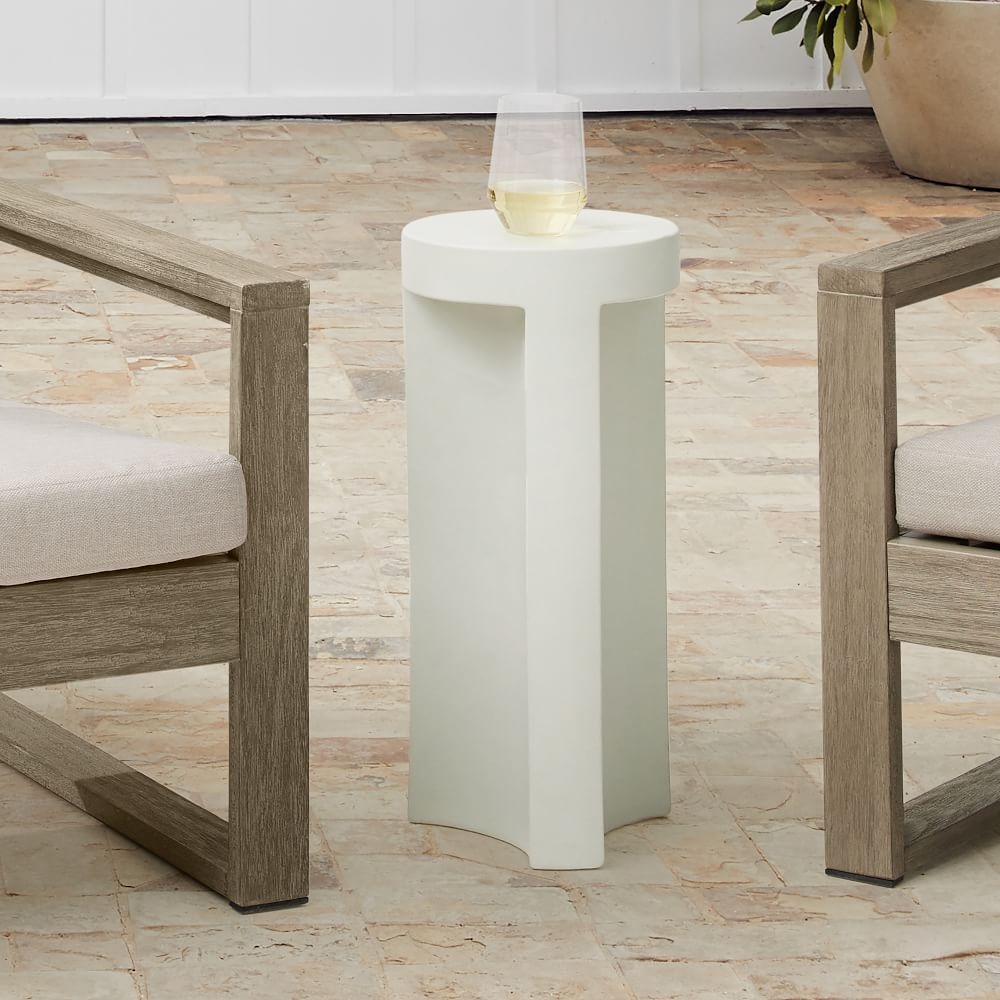 Tall outlet drink table