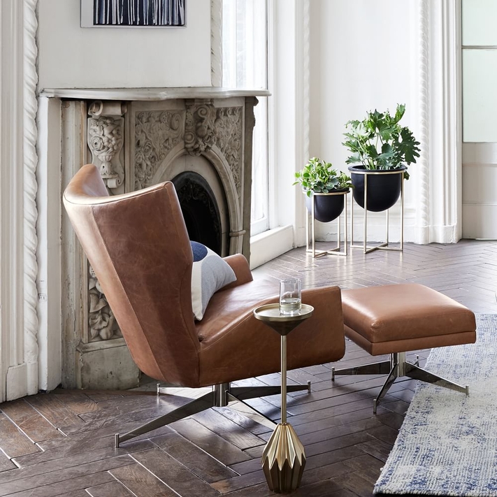 West elm faceted drink clearance table