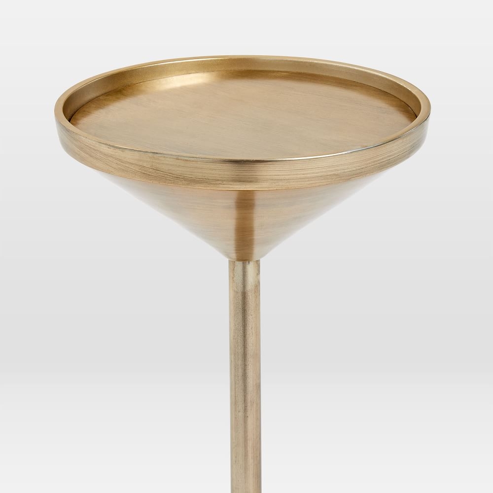 Buy online Faceted Drink Table now West Elm UAE UAE