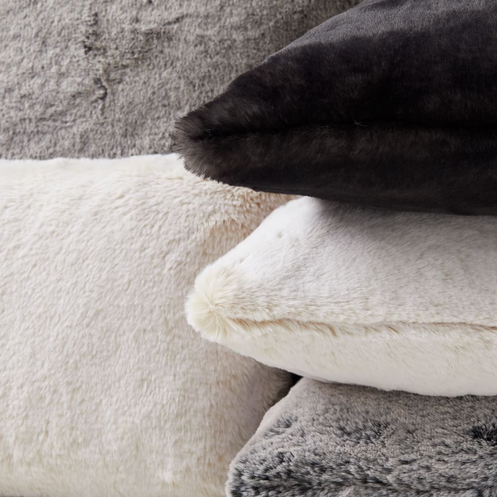 Restoration hardware fur pillows 2025