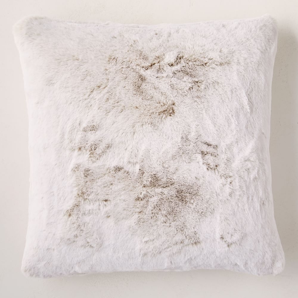 Faux Fur Chinchilla Pillow Cover