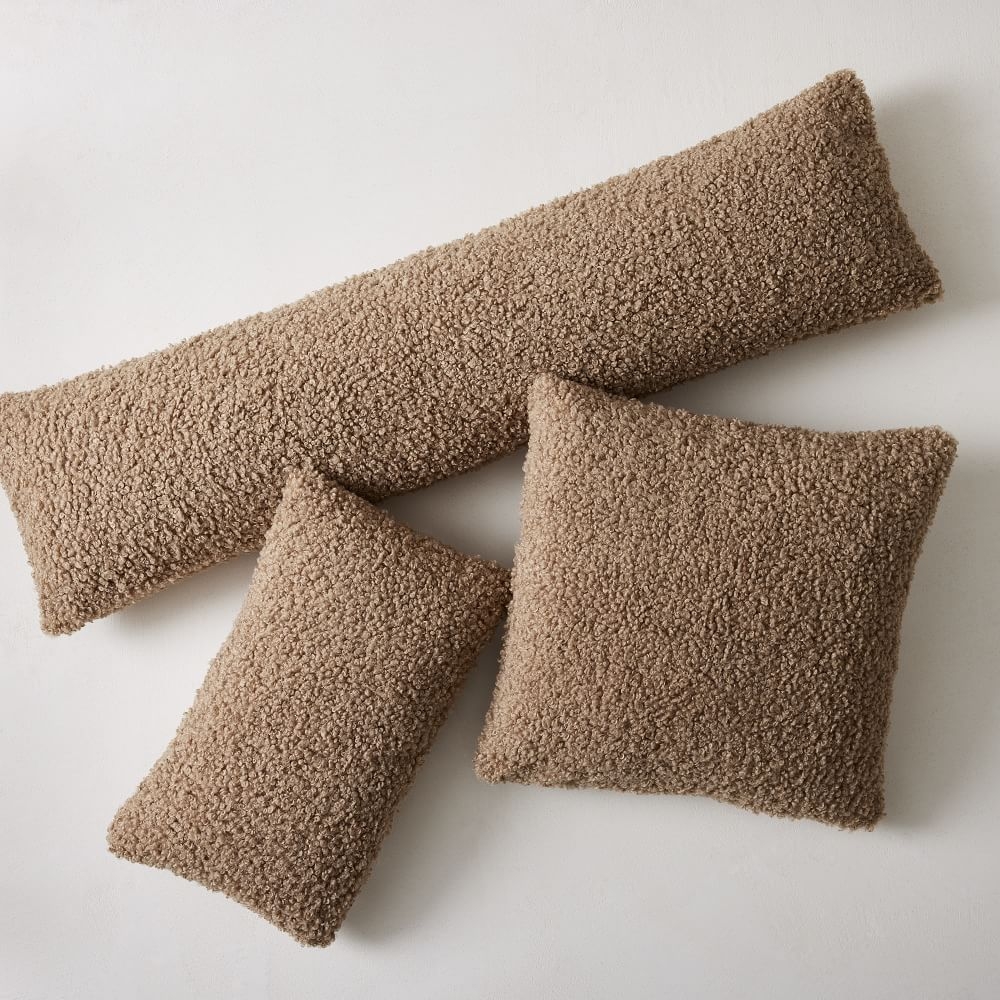 Faux Shearling Pillow Cover