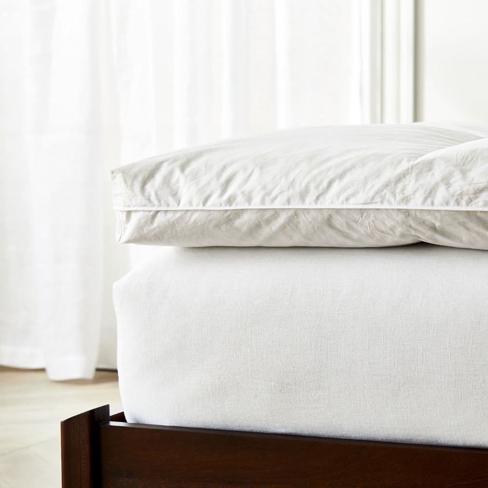 Queen size feather bed store