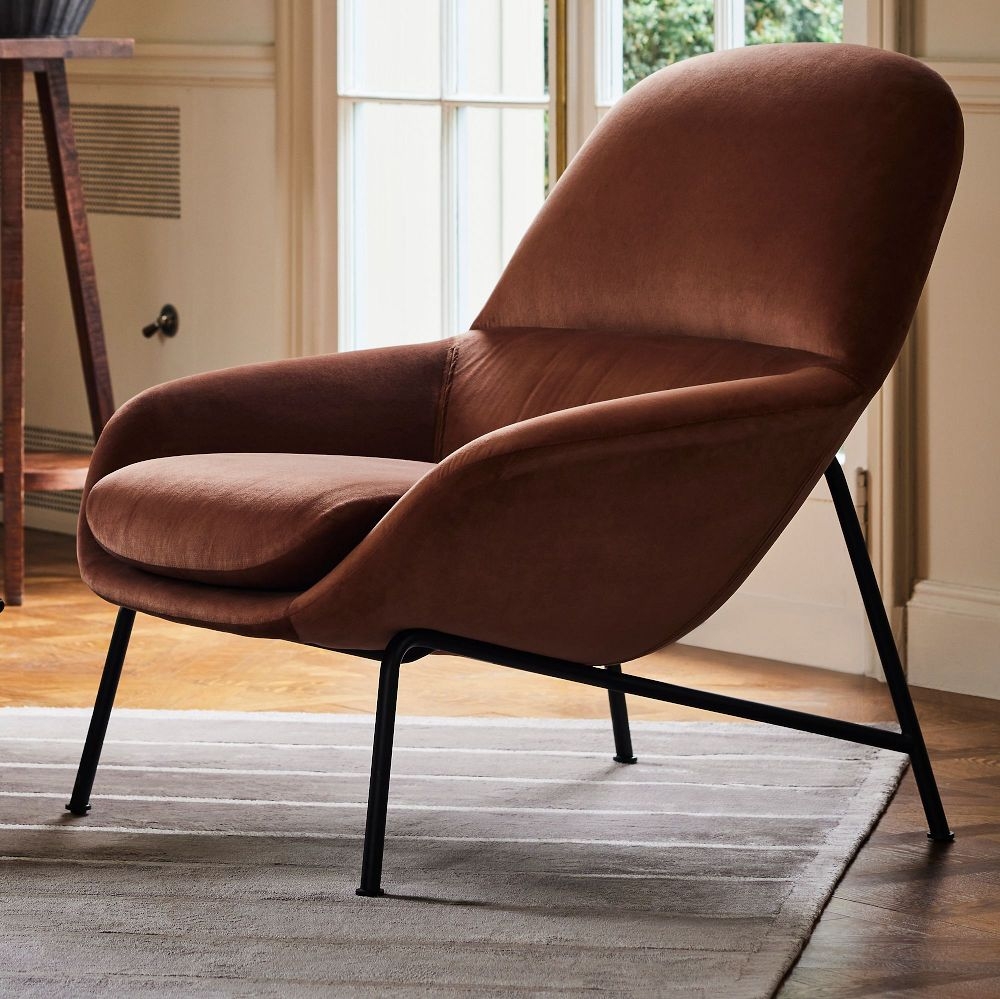 Mid century swivel armchair cheap