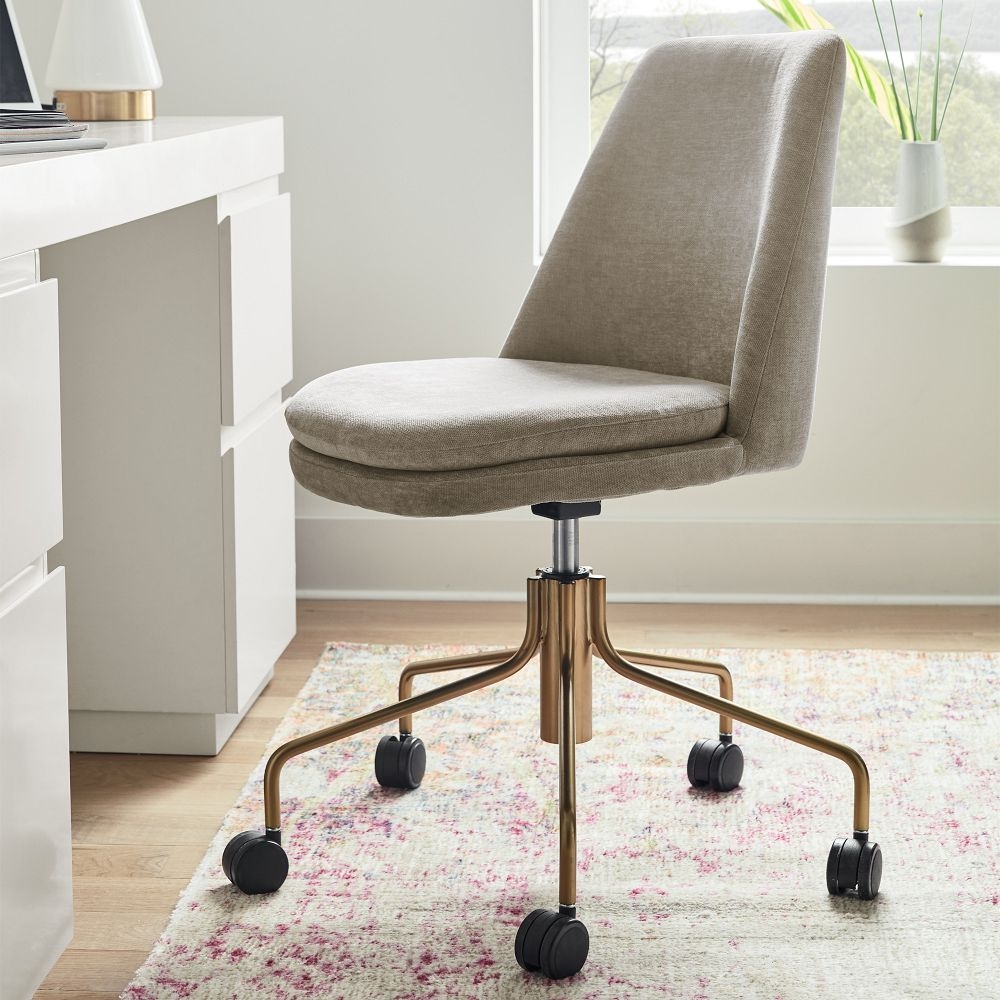 West elm swivel cheap office chair