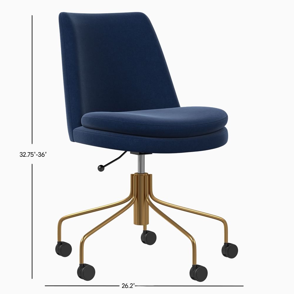Brass swivel sales chair