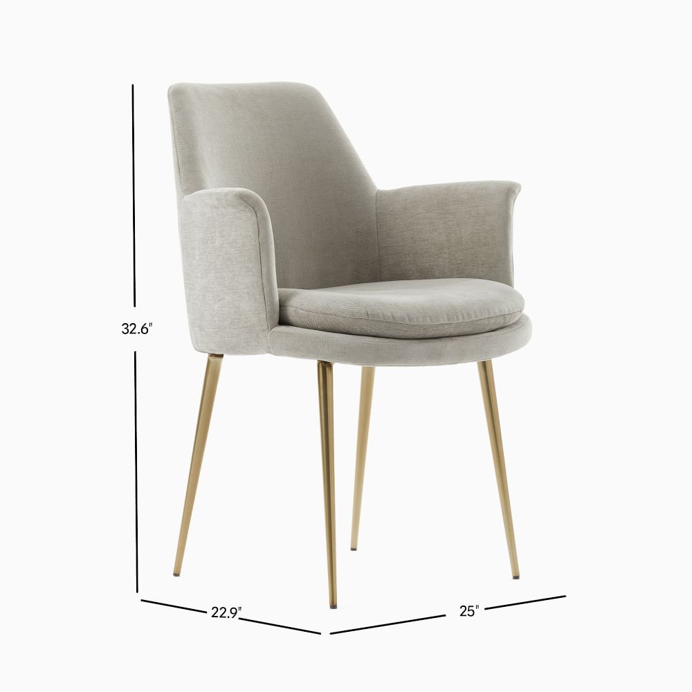 Buy online Finley Wing Dining Chair now West Elm UAE UAE