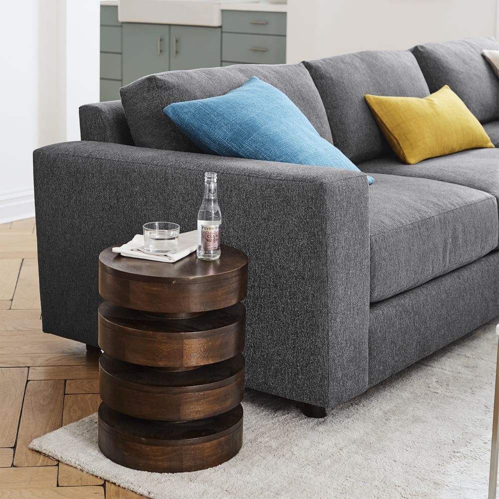 Floating disks side on sale table