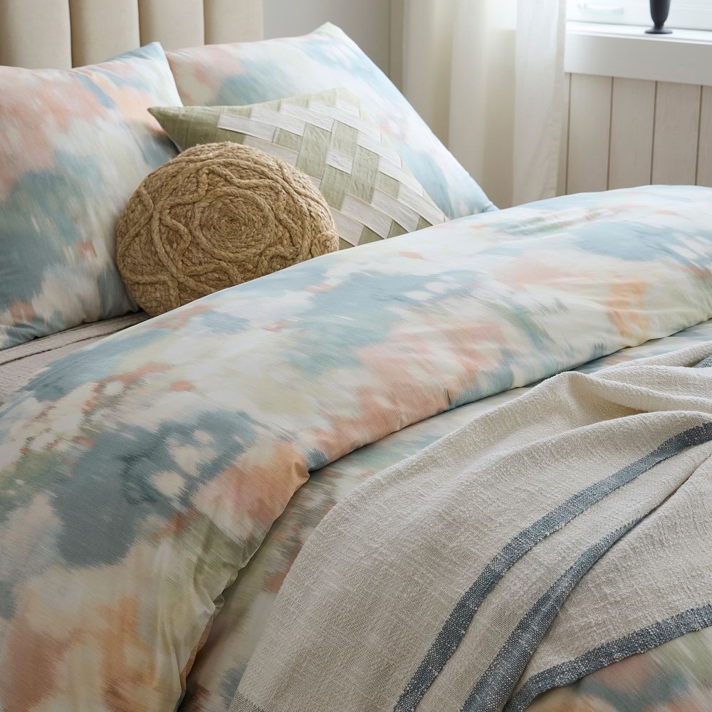 Floral euro sale shams