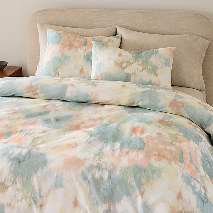 Floral euro sale shams